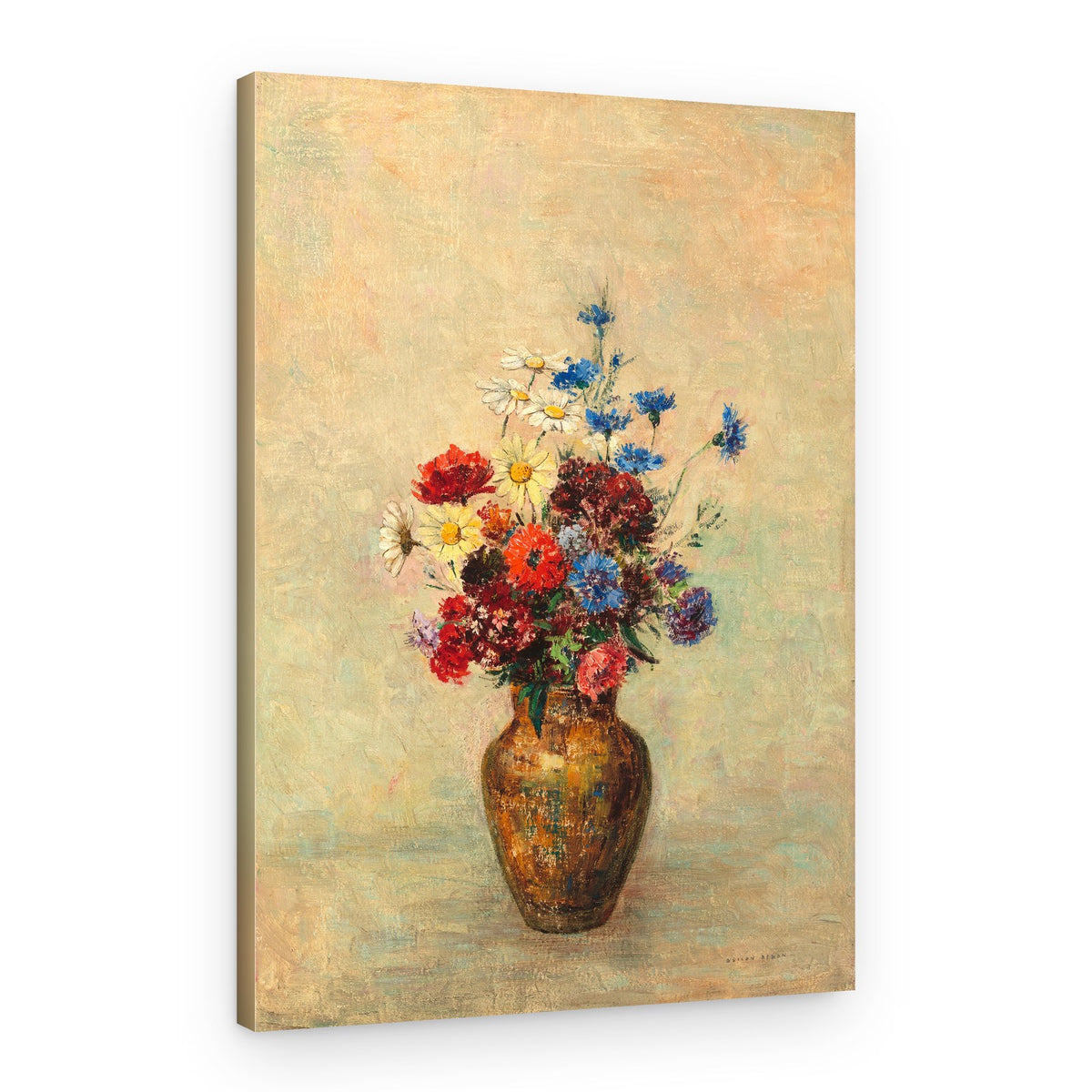 Flowers In a Vase – Canvas Print