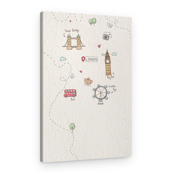 London Vibes – Canvas Print