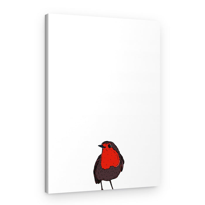 Little Red Robin – Canvas Print