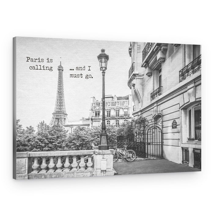 Classic Paris Calling – Canvas Print