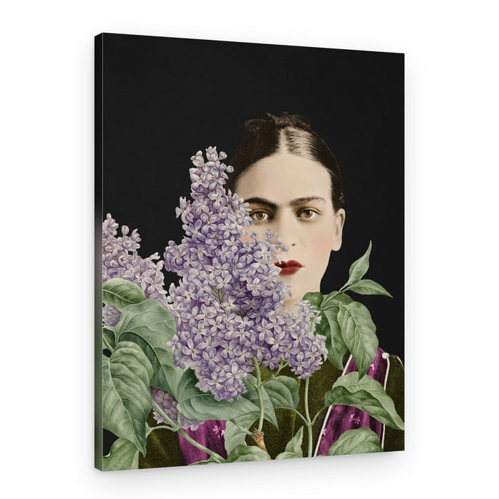 Gaze Through Lilacs – Canvas Print