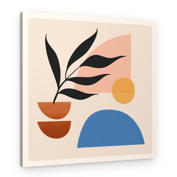 Modern Botanical Abstract – Canvas Print