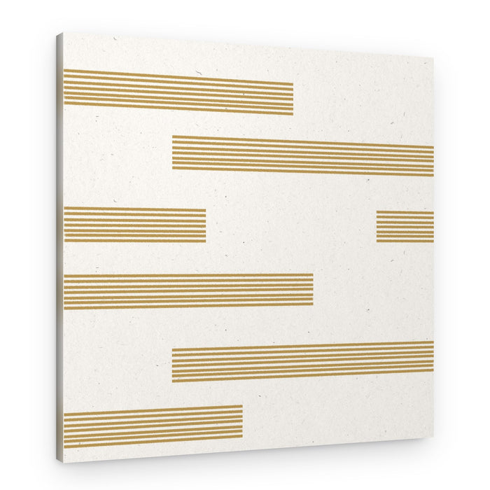 Golden Lines Harmony – Canvas Print