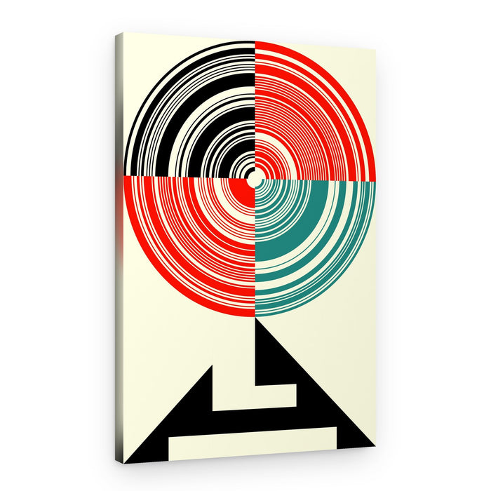 Dynamic Geometric Pattern – Canvas Print
