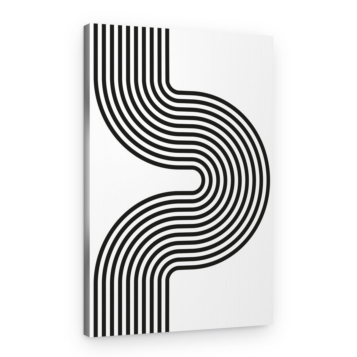 Abstract Flowing Lines – Canvas Print