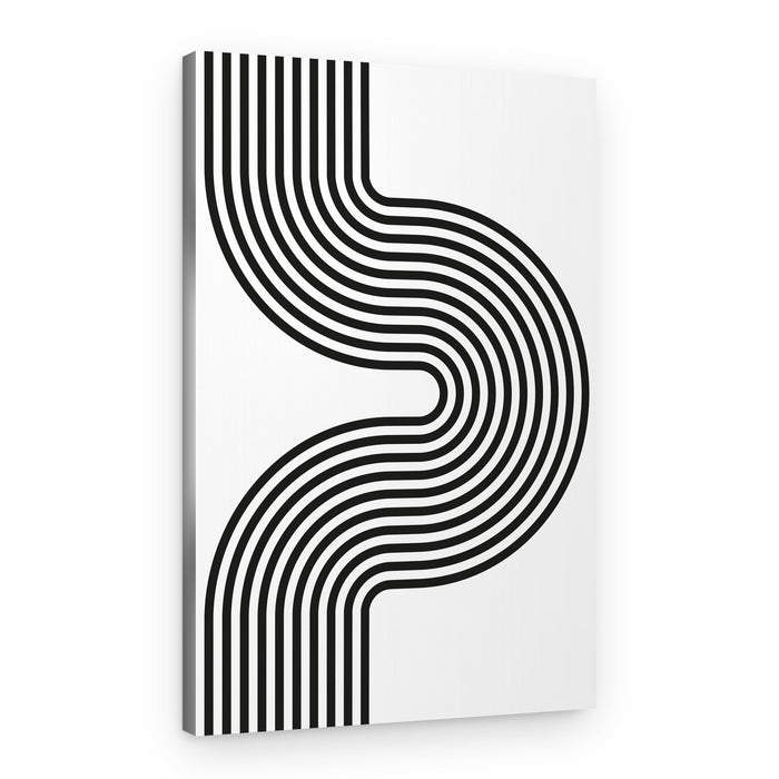 Abstract Flowing Lines – Canvas Print