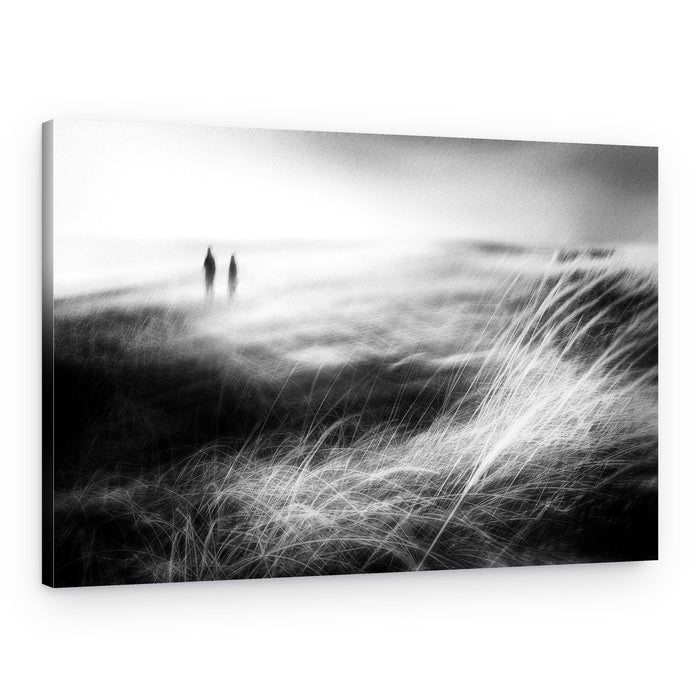 Misty Coastal Journey – Canvas Print