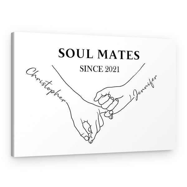 Soul Mates Custom Canvas Print